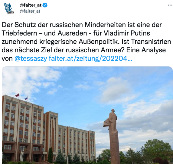 Kommt der Krieg nach Transnistrien?
