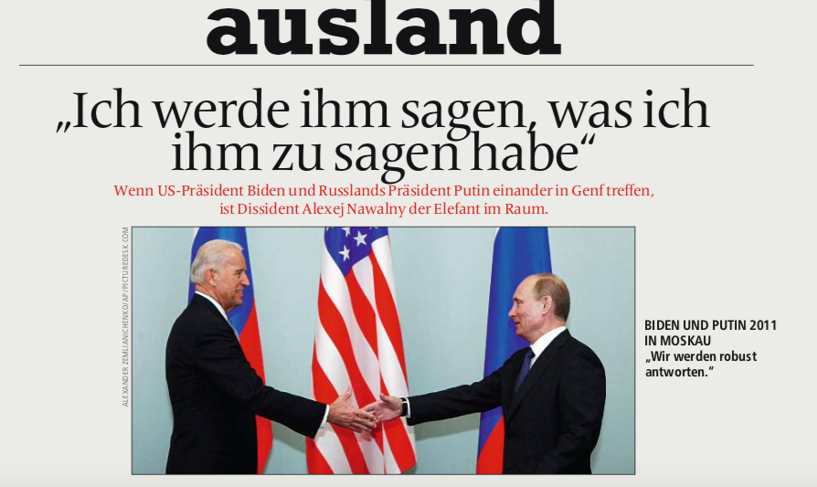 "Ich werde ihm sagen, was ich ihm zu sagen habe"
