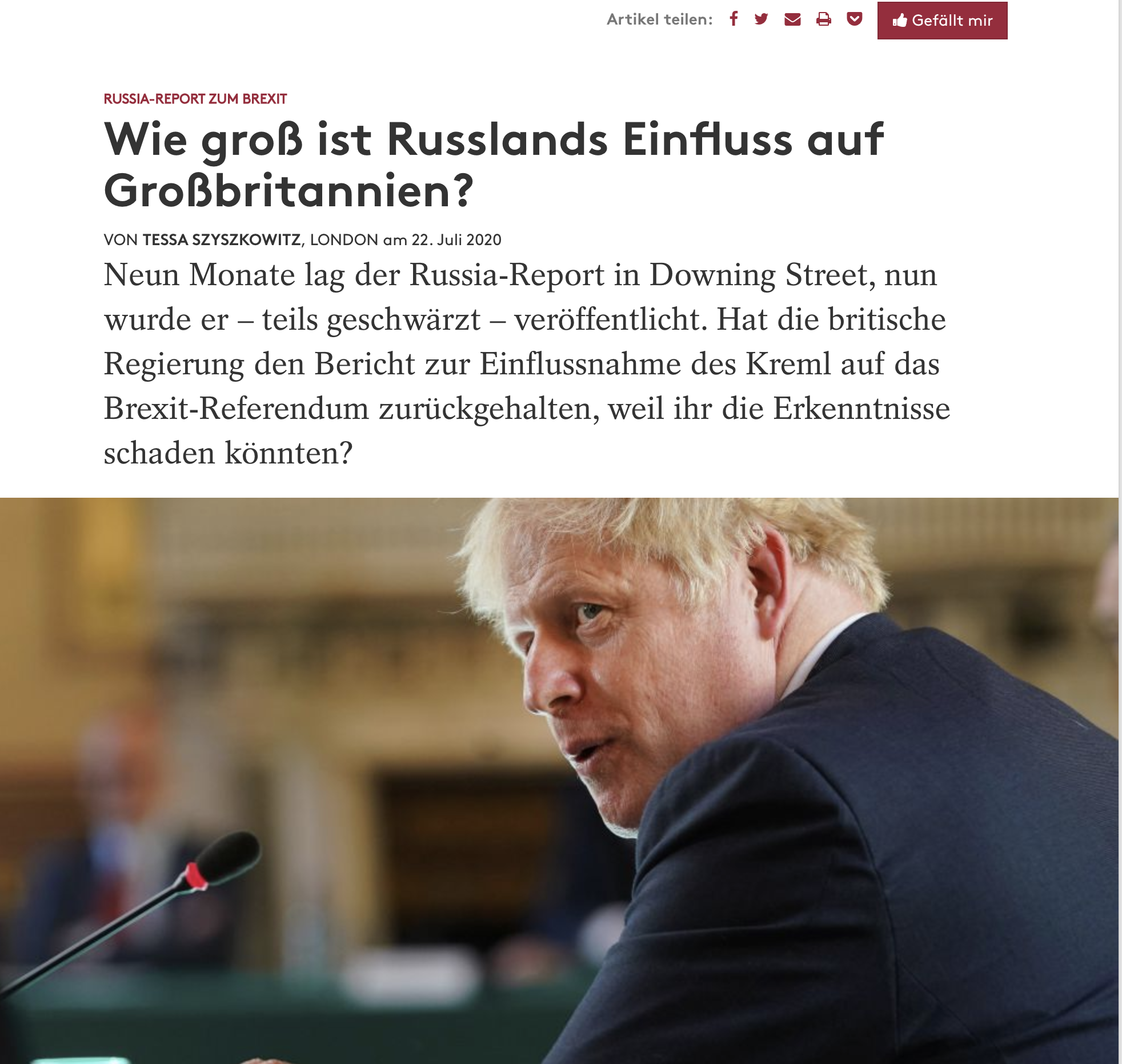 Wie groß ist Russlands Einfluss auf Großbritannien?