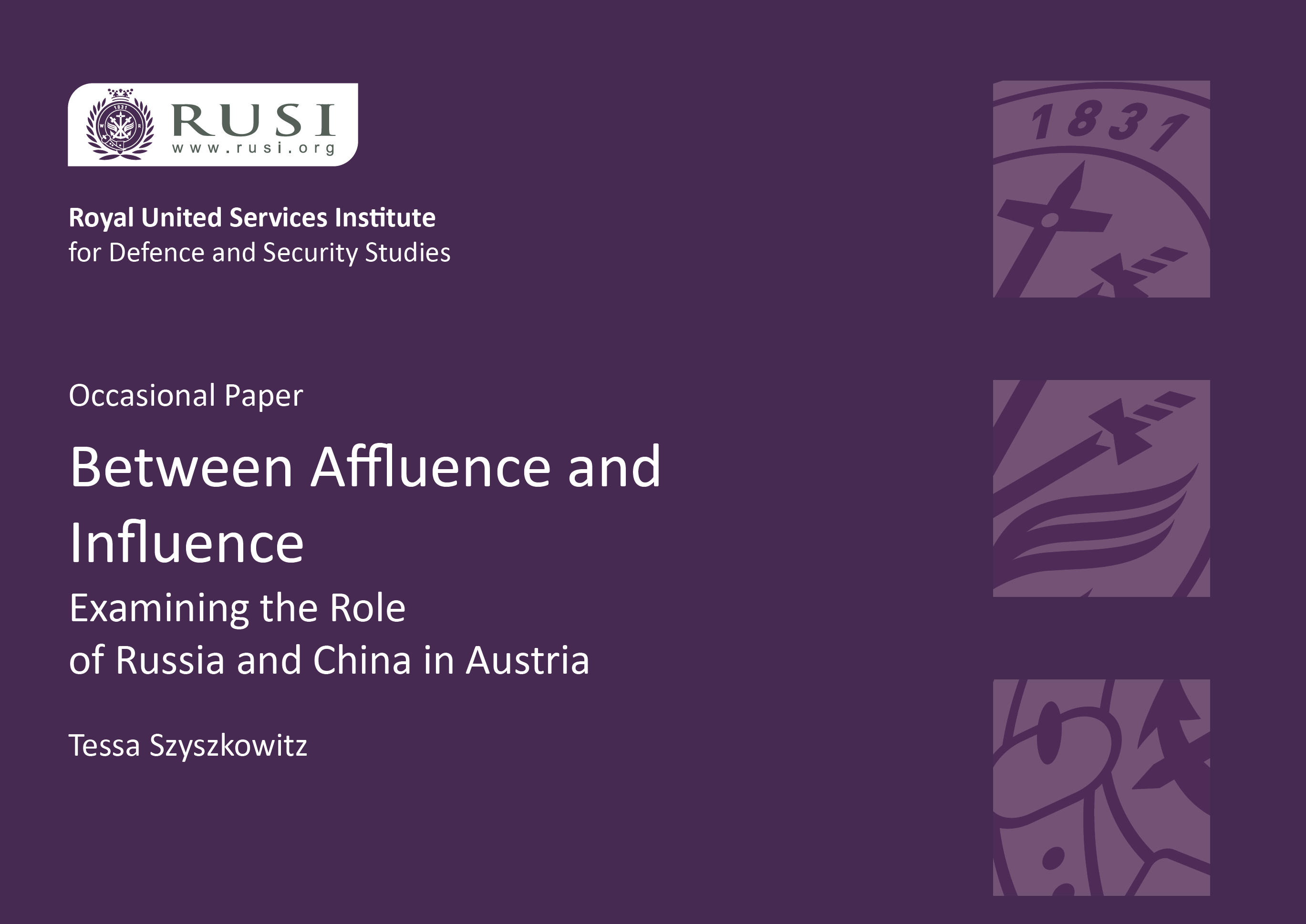 Between Affluence and Influence Examining the Role of Russia and China in Austria