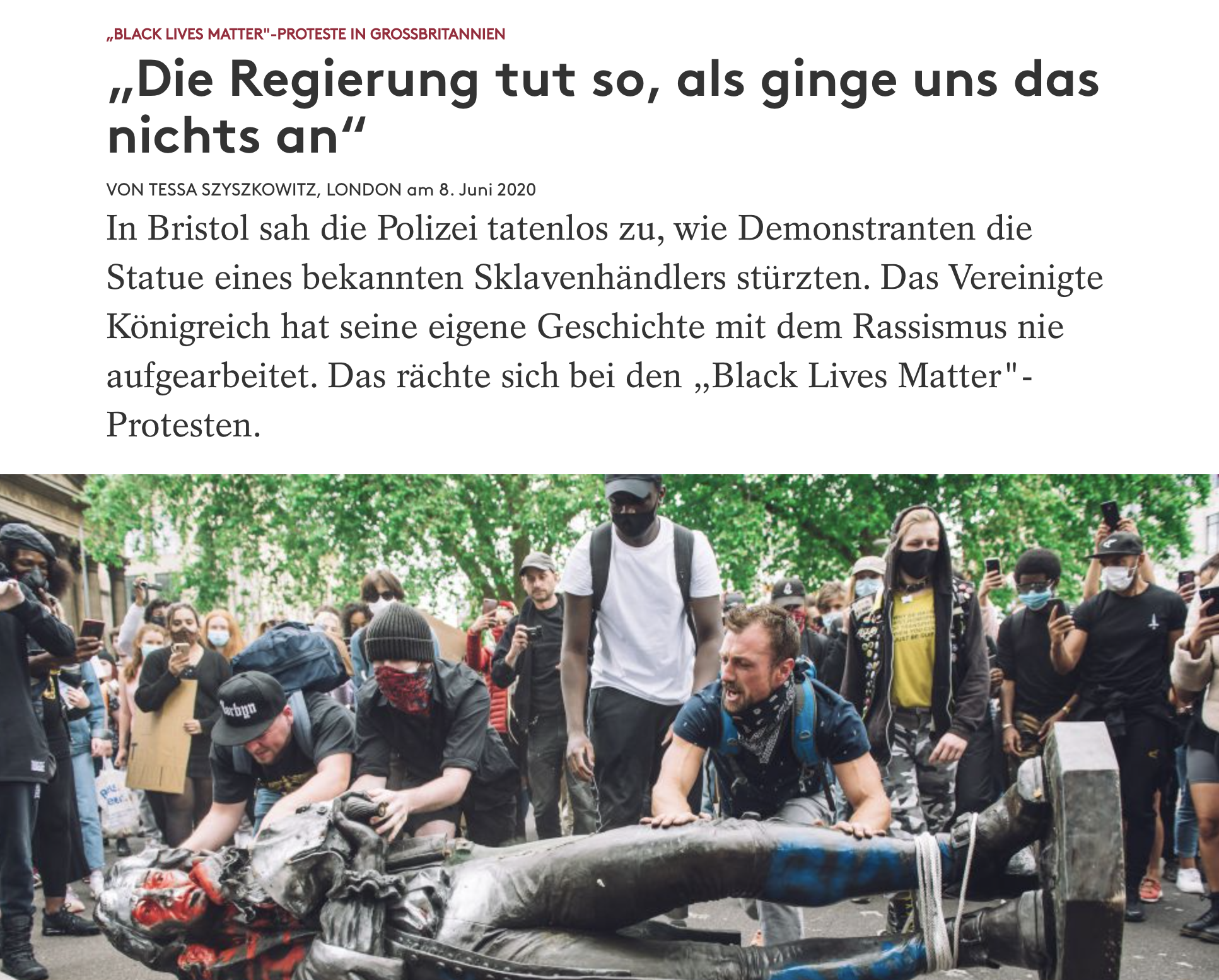 „Die Regierung tut so, als ginge uns das nichts an“