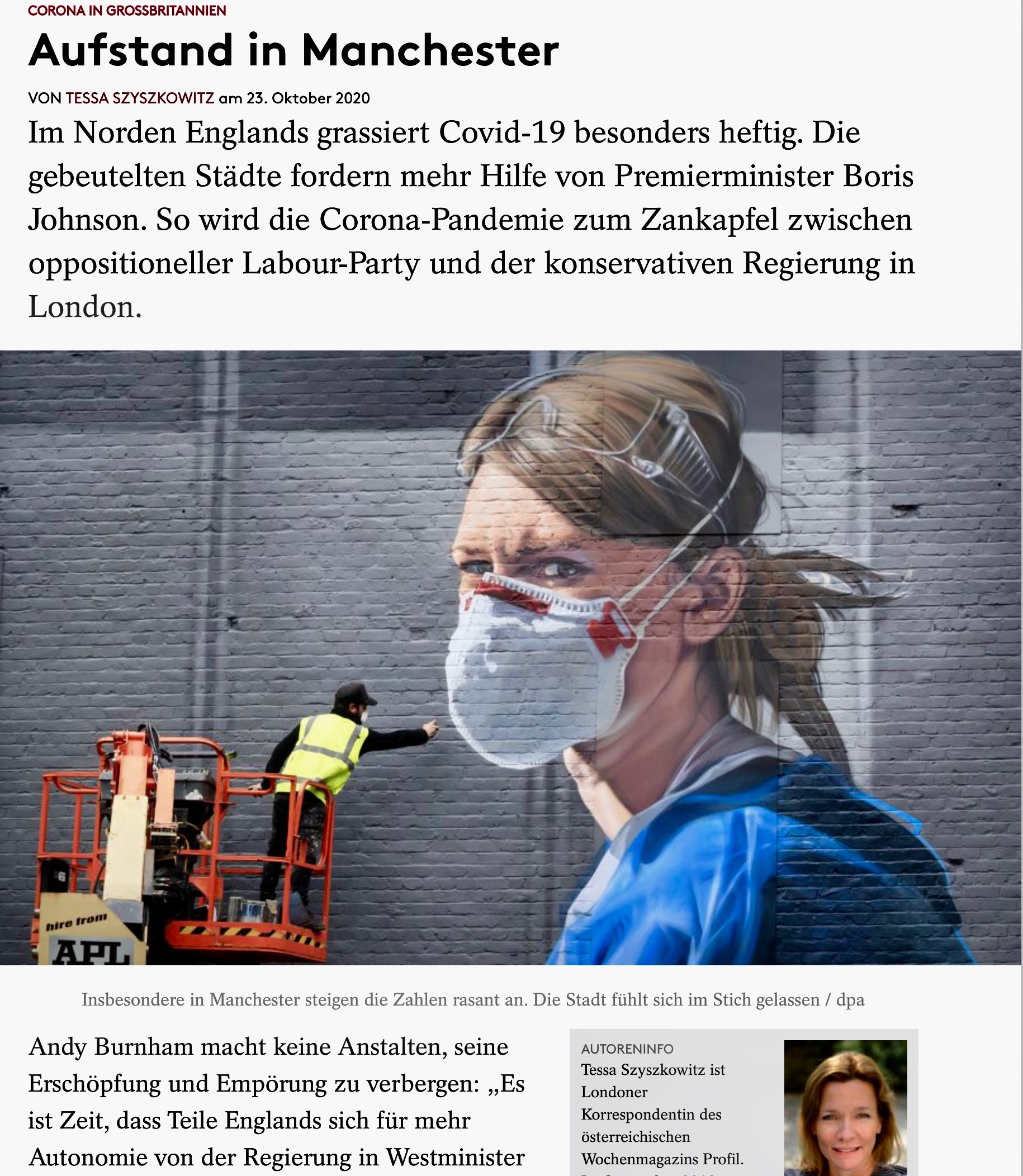 Aufstand in Manchester