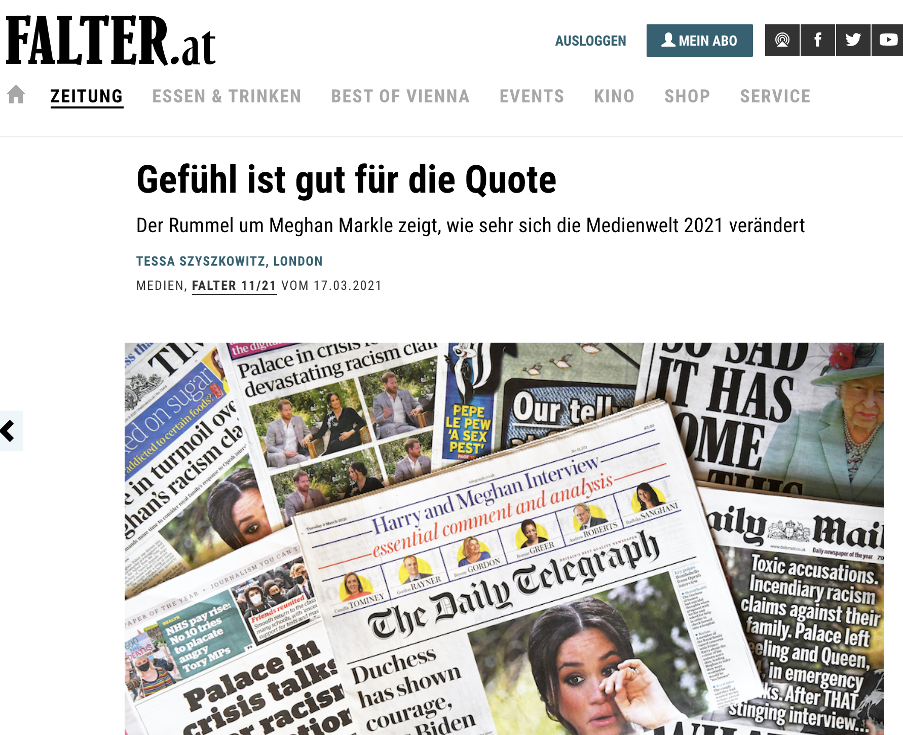 Gefühl ist gut für die Quote