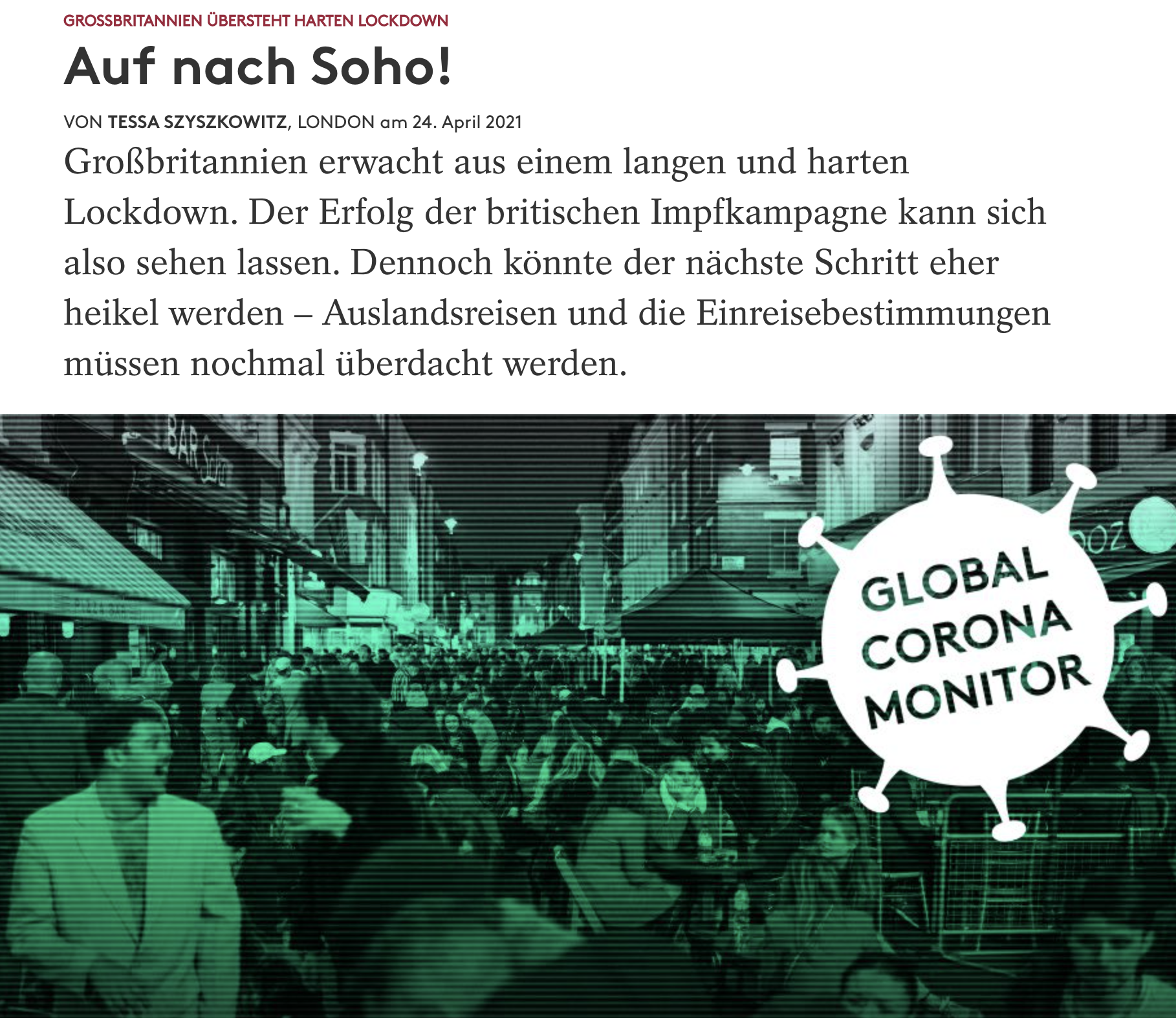Auf nach Soho!
