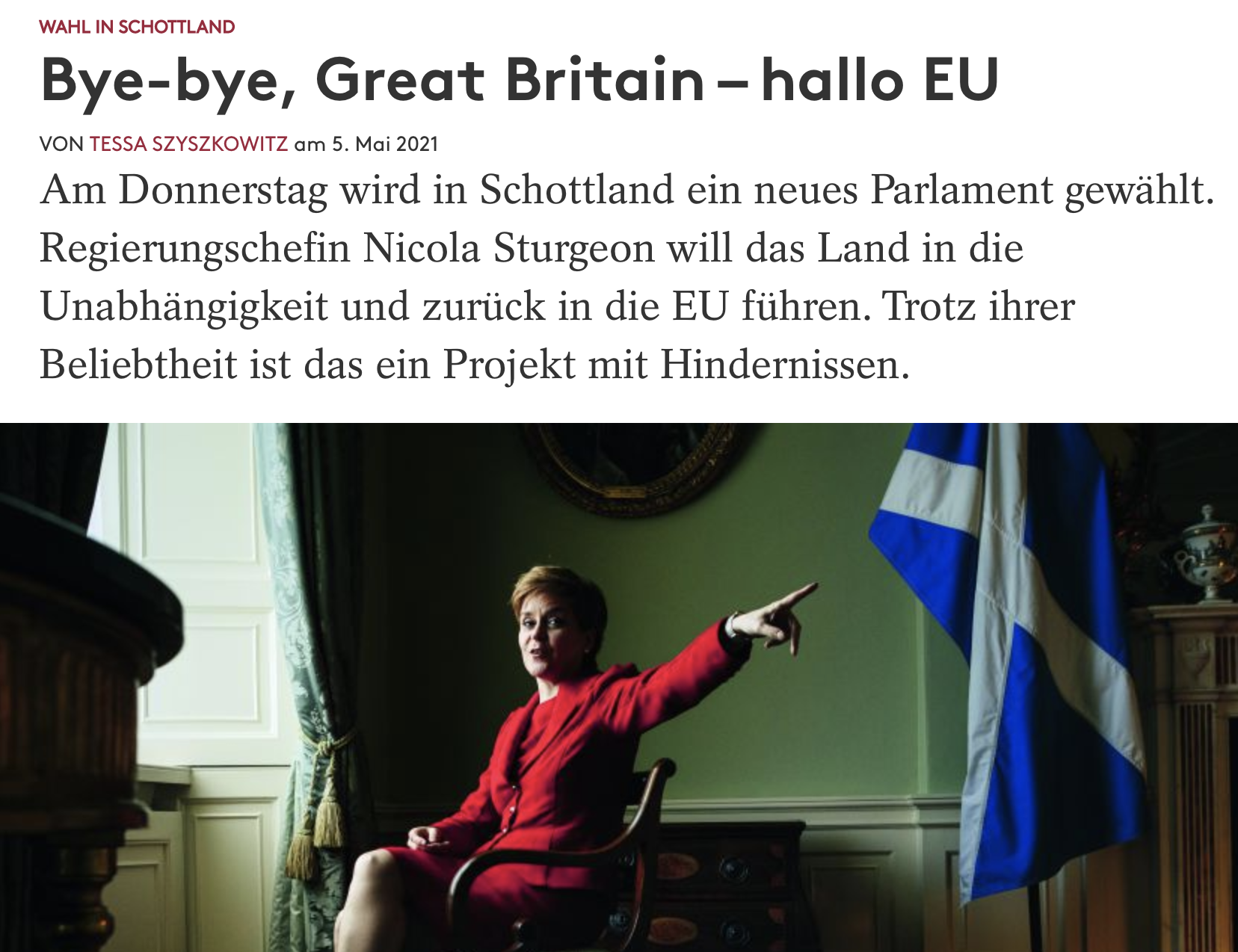 Bye-bye, Great Britain – hallo EU