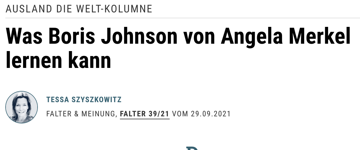 Was Boris Johnson von Angela Merkel lernen kann
